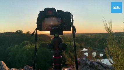 Les couchers de soleil depuis cette falaise au sud de Rennes sont magnifiques