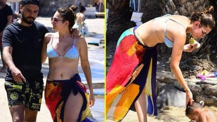 "Çok kilo almış" denilen Alişan'ın eşi Buse Varol, 34 beden olduğunu çektiği video ile kanıtladı