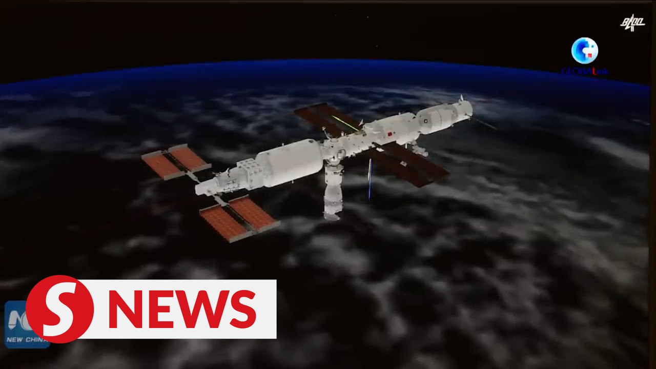 China's Wentian lab module docks with Tianhe core module combination