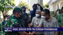Usai Gelar Konpers, KSAD Dudung Pergi Jenguk Istri TNI yang Jadi Korban Penembakan