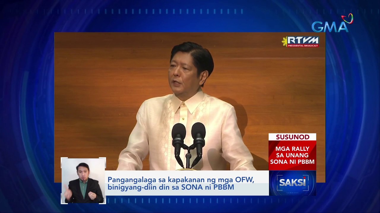 Mga hakbang para mapalakas ang ekonomiya, inilatag ni Pangulong Bongbong Marcos sa kanyang unang SONA | Saksi