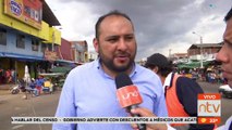 Media jornada de paro con enfrentamientos en Santa Cruz