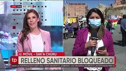 Bloqueo en el ingreso a relleno sanitario exige renuncia del subalcalde de Cotahuma