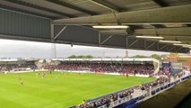 Sunderland fans celebrate as Elliot Embleton scores penalty against Hartlepool United