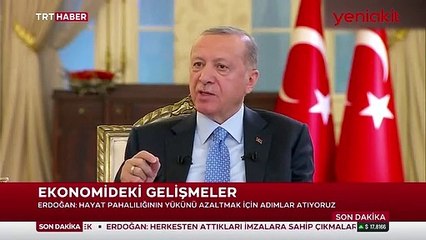Cumhurbaşkanı Erdoğan'dan enflasyon açıklaması