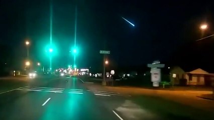 Meteor Lights Up in New Orleans, Louisiana