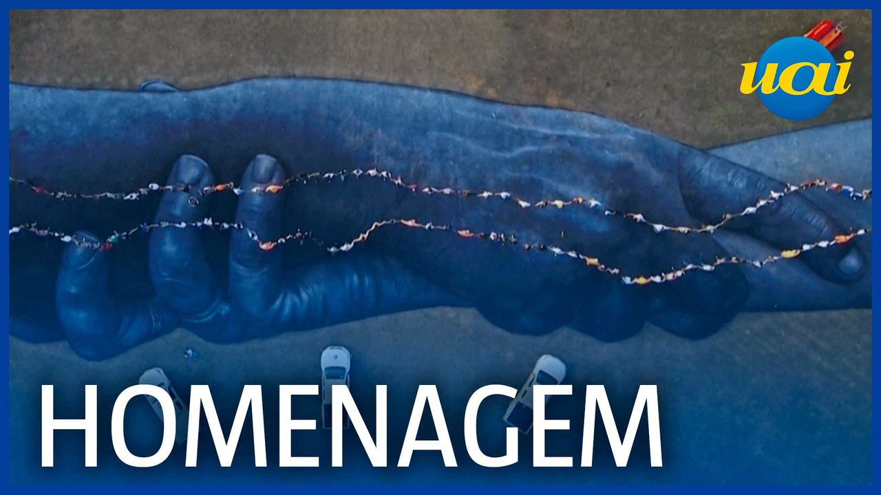 Artista francês faz homenagem às vítimas Brumadinho