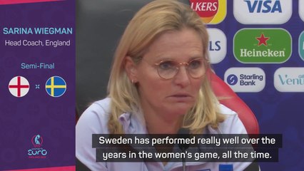 Wiegman respects 'strong' Sweden ahead of Euro 2022 semi-final