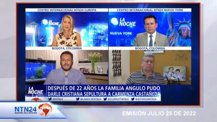 La familia Angulo recibió los restos de Carmenza Castañeda, luego de 22 años de ser secuestrada por las FARC