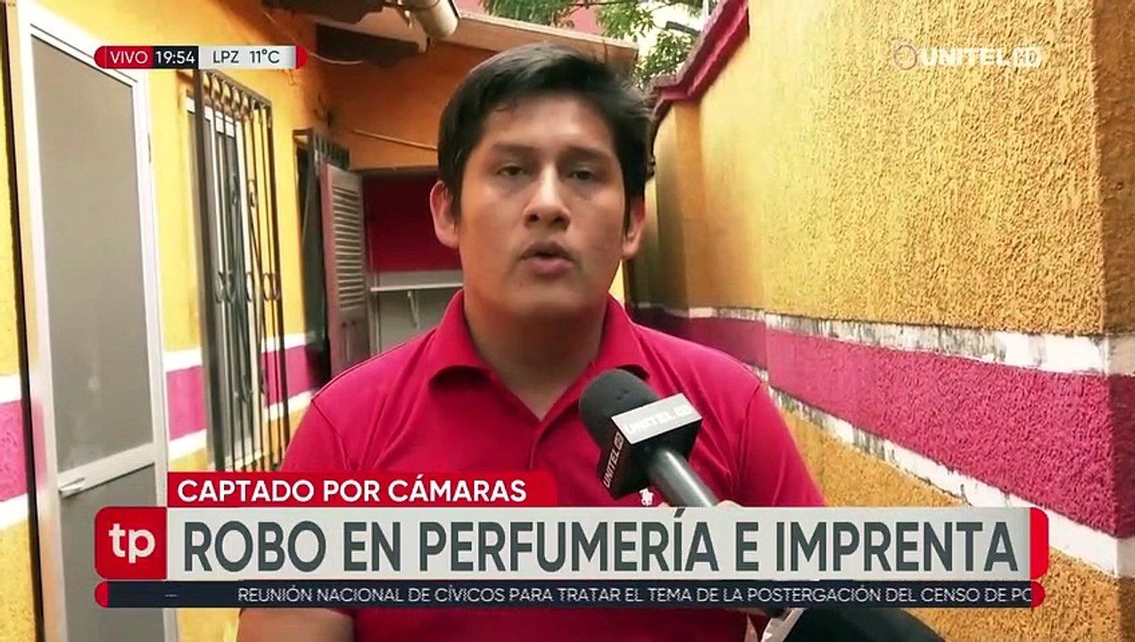 Roban en dos tiendas del centro cruceño y se llevan cerca de $us 4 mil en equipos y productos