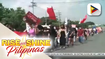 Mga raliyista mula Timog Katagalugan, nagtipon para magdaos ng kilos-protesta sa Philcoa