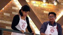 Amanda y René convencen al jurado en el reto de cocina por colores