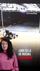 Impresionante: fantasma usa "su vieja silla de ruedas" en un hospital