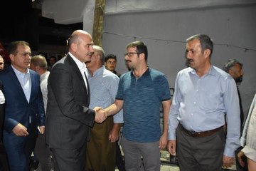 Son dakika haberi: İçişleri Bakanı Soylu, şehit güvenlik korucularının ailelerine taziye ziyaretinde bulundu