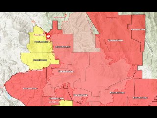 Map Oak Fire evacuations and perimeter near Yosemite