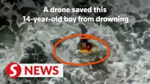 Drone saves 14-year-old from drowning in Spain