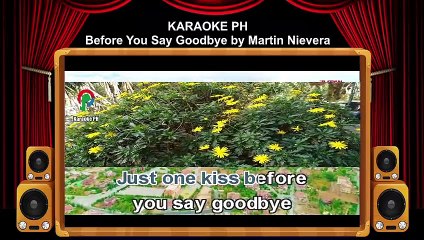 Martin Nievera Before You Say Goodbye Karaoke PH