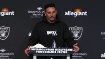 Jakob Johnson Talks From Las Vegas Raiders