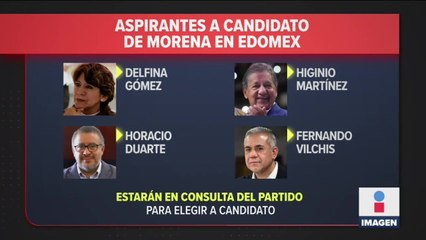 Ellos son  los 4 funcionarios aspirantes a candidato de Morena en Edoméx