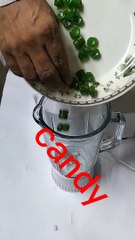 fanta bottle and candy juice.