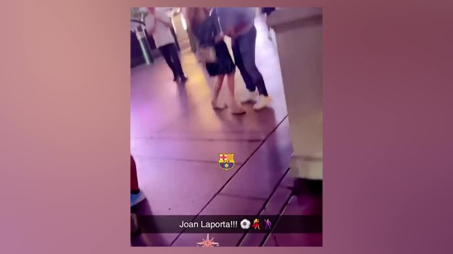 Laporta se lo pasa en grande en Las Vegas