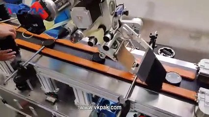 Top & Bottom Labeling Machine for Round Jar