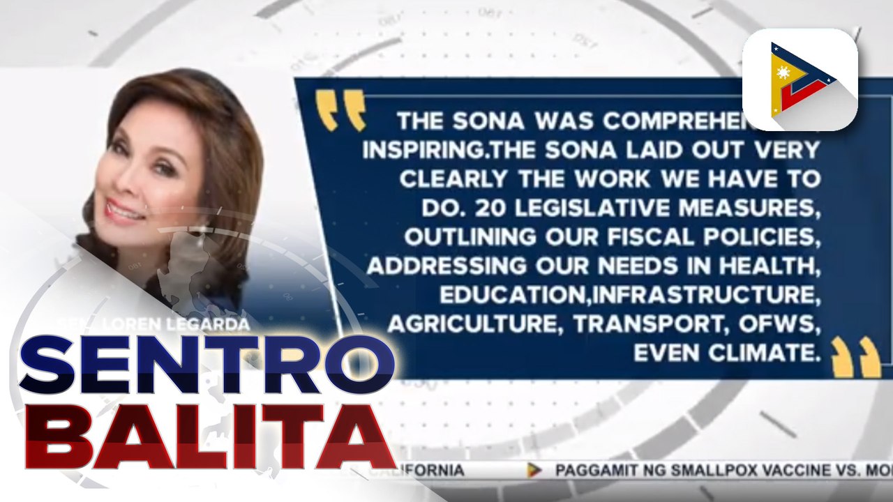 Ilang senador, sinabing may direksyon na sa mga uunahing batas matapos ilatag ni Pres. Marcos Jr. sa kanyang SONA