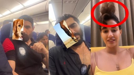 Disha Patani का Arjun Kapoor John Abraham Flight में Full Masti Video|Boldsky*Entertainment