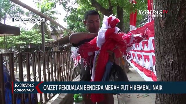 Terpuruk Selama Pandemi Omzet Penjualan Bendera Merah Putih Kembali Naik