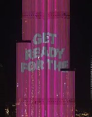 World's biggest karaoke display on Burj Khalifa