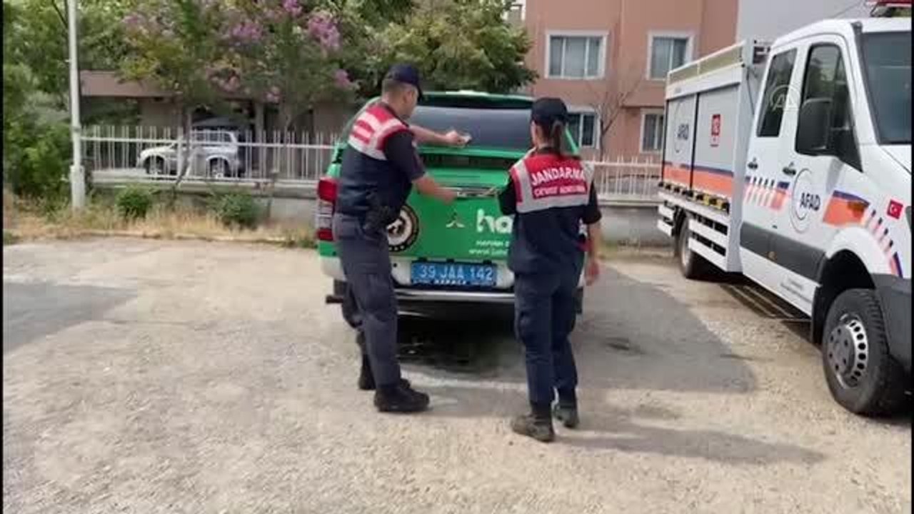 Son dakika haberleri... Kırklareli'nde jandarmanın bulduğu yaralı baykuş ve leylek tedavi edildi