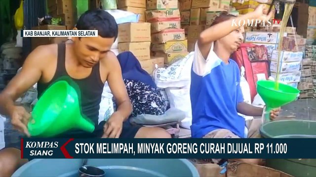 Stok Melimpah di Pasar, Minyak Goreng Curah Dijual Rp 11.000!