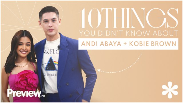 10 Things You Didn't Know About Kobie Brown and Andi Abaya | Preview 10 | PREVIEW