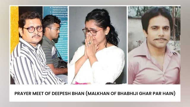 Prayer Meet Of Deepesh Bhan (Malkhan Of Bhabhiji Ghar Par Hain) Fame