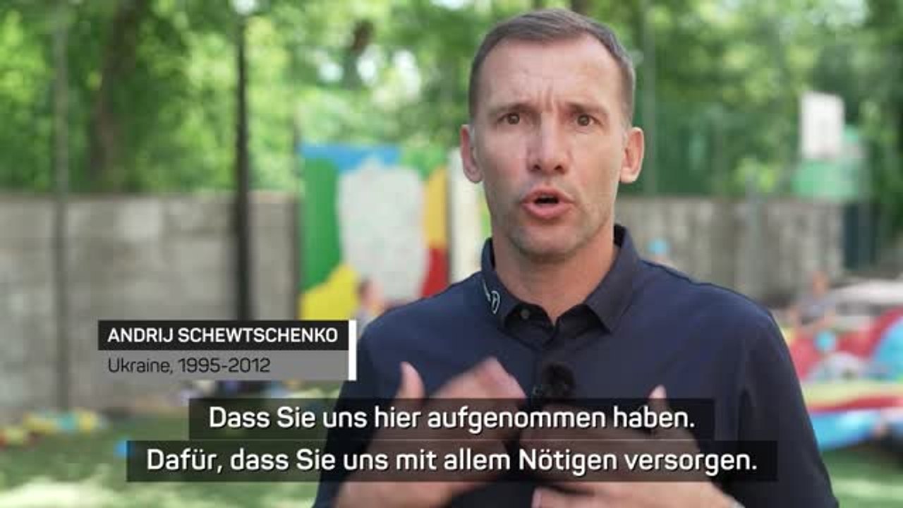 Schewtschenko dankt lewandowski für ukraine-hilfe