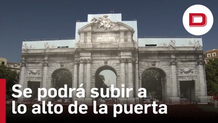 Los turistas podrán subirse a lo alto de la Puerta de Alcalá gracias a las obras