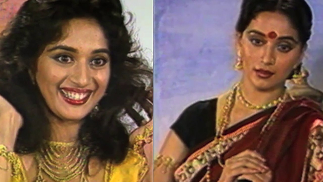 Madhuri Dixit's Rare Dance Photo Shoot With Lehren