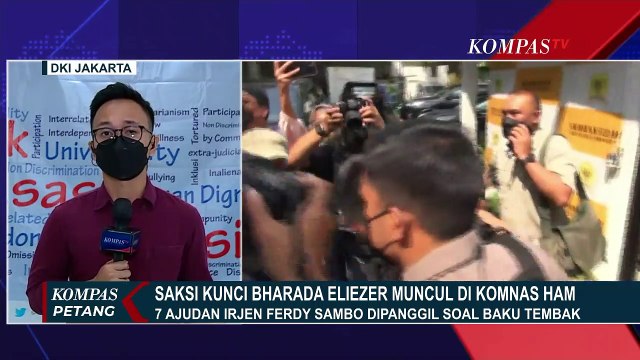 Bharada Eliezer Penuhi Panggilan Komnas HAM, Komnas HAM: Kami Ingin Buktikan Spekulasi Penyiksaan