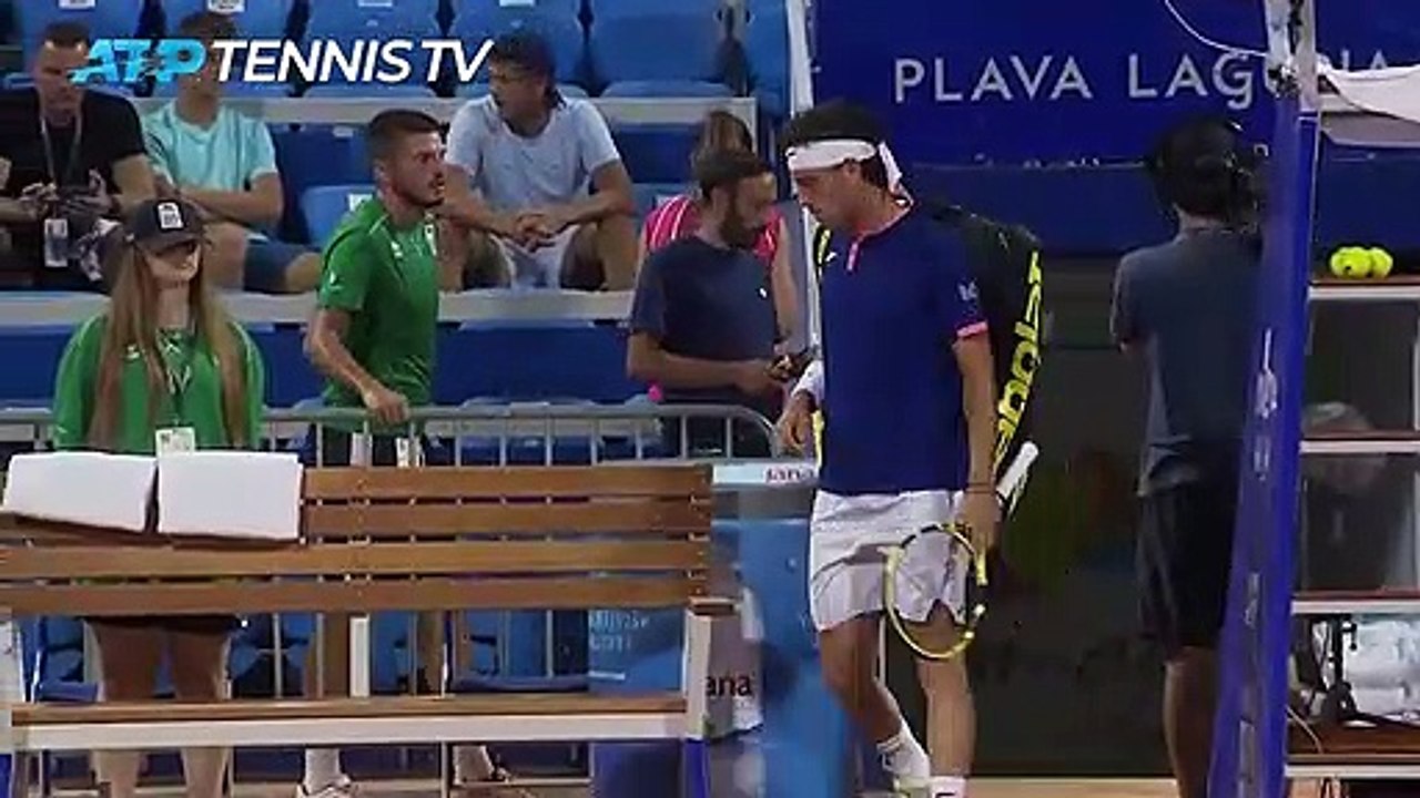 Umag - Cecchinato s'est employé