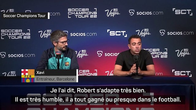 Barcelone - Xavi sur Lewandowski : Son adaptation se passe très bien