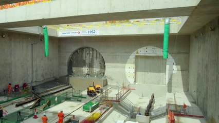 HS2 tunnel connects
