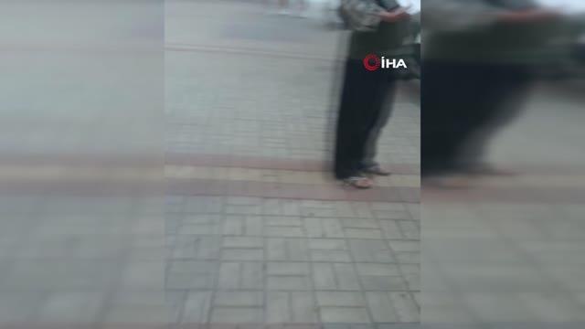 'Sağır ve dilsiz' notu ile dilenirken zabıtayı görünce dili çözüldü