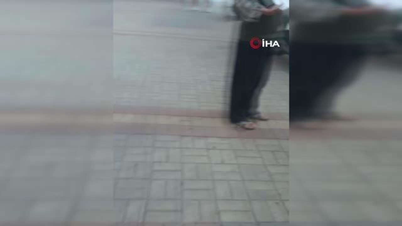 'Sağır ve dilsiz' notu ile dilenirken zabıtayı görünce dili çözüldü