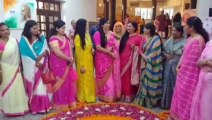Teej Utsav In Jaipur Greater Nagar Nigam: महिला कर्मचारियों के साथ महापौर ने मेहंदी रचाई, लोक संगीत का लिया आनंद