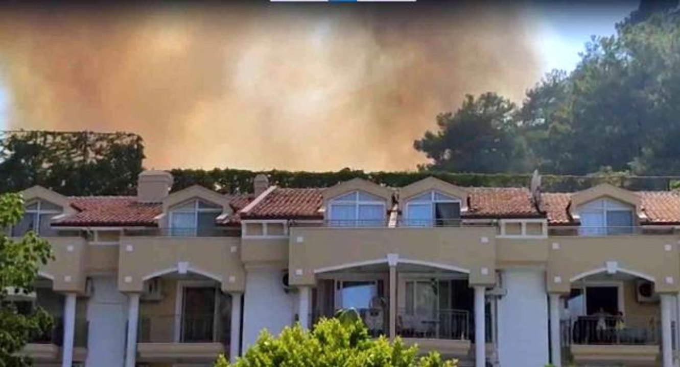 Muğla 3. sayfa haberi: Marmaris'te yangın...Yıl dönümünde yine orman yangını çıktı