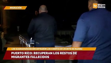 Puerto Rico: recuperan los restos de migrantes fallecidos