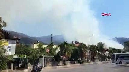 Marmaris’te orman yangını: Alevler otele sıçradı!