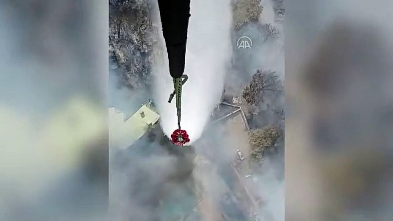 Marmaris'te orman yangını: havadan ve karadan müdahale ediliyor