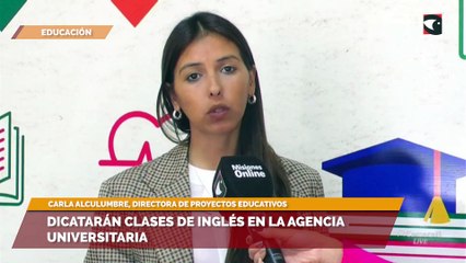Dicatarán clases de inglés en la Agencia Universitaria
