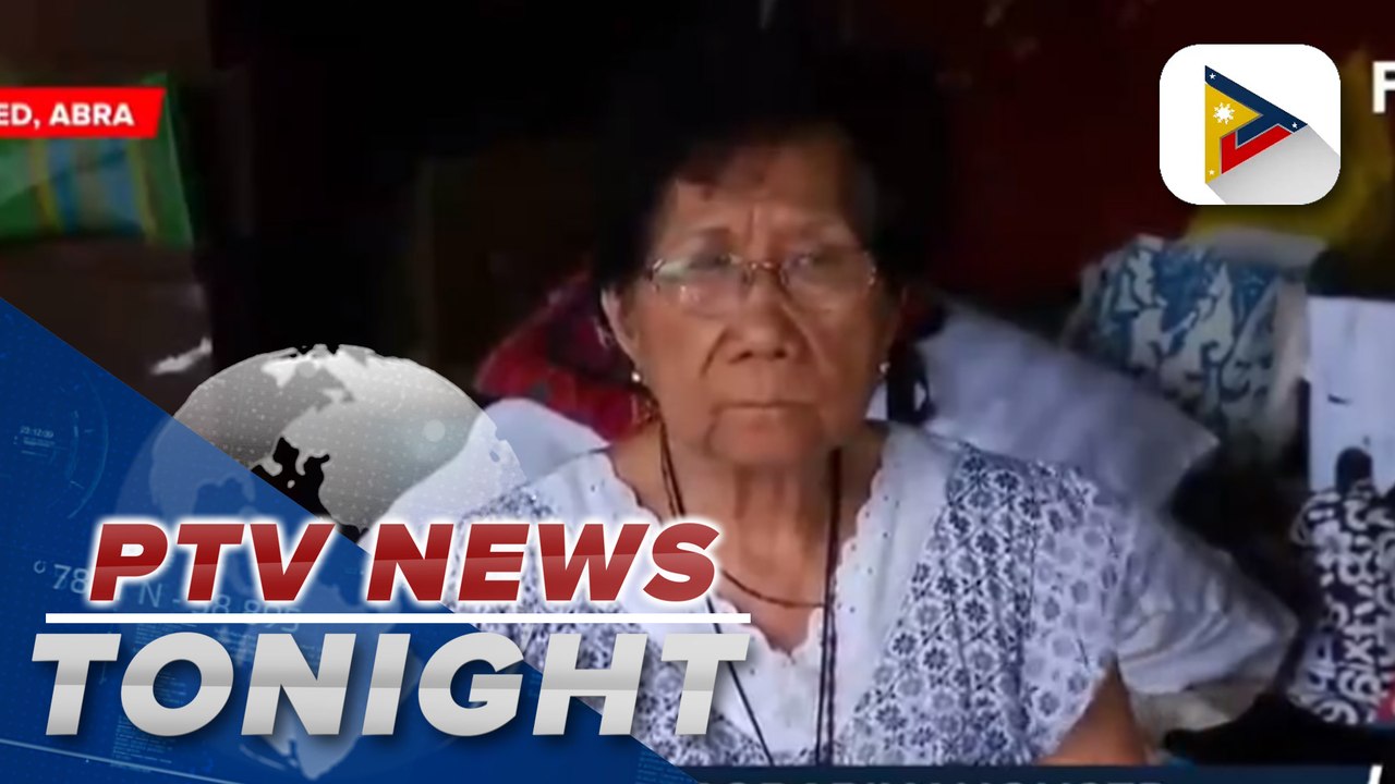 Some residents temporarily housed in elementary school in Bangued, Abra after a strong earthquake